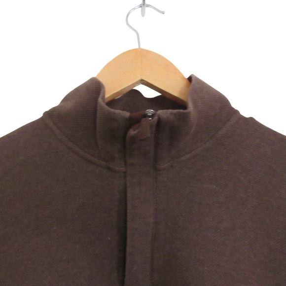 Polo Ralph Lauren Mens Brown Quarter Zip Knit Pullover XL Long Sleeves Classic - Picture 3 of 11